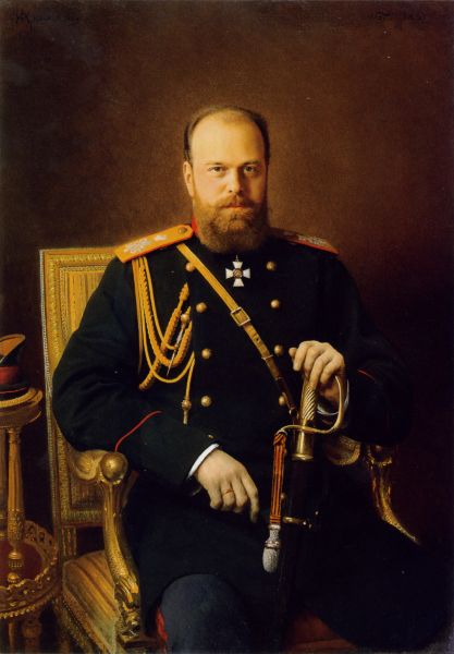 Крамской И.Н. Портрет Александра III. 1886 Крамской И.Н. Портрет Александра III. 1886