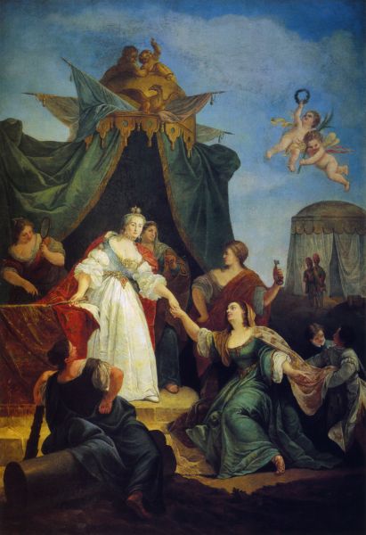 Фонтебассо Ф. Вступление на престол Екатерины II. 1762 Фонтебассо Ф. Вступление на престол Екатерины II. 1762
