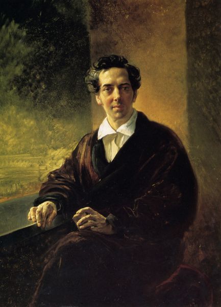 Брюллов К.П. Портрет графа А.А.Перовского (писателя Антона Погорельского). 1836