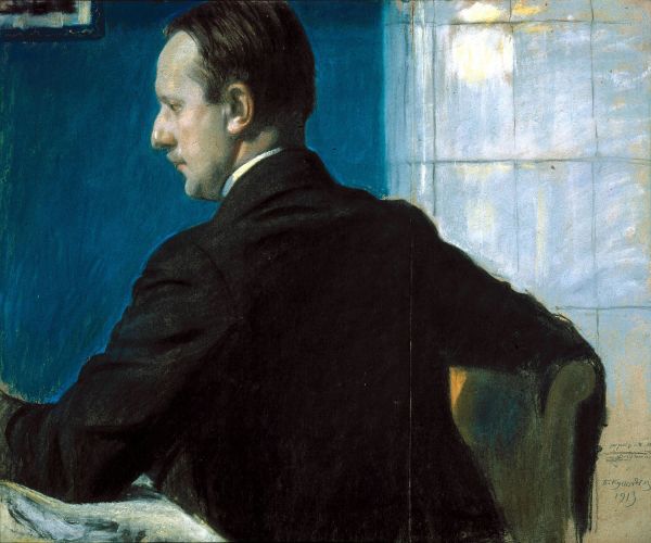 Кустодиев Б.М. Портрет М.В.Добужинского. 1913 Кустодиев Б.М. Портрет М.В.Добужинского. 1913