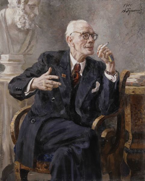 Герасимов А.М. Портрет Б.И.Яковлева. 1950 Герасимов А.М. Портрет Б.И.Яковлева. 1950