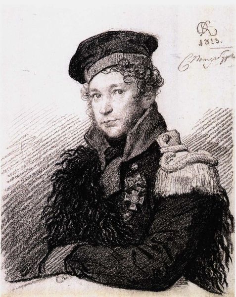 Кипренский О.А. Портрет А. Р. Томилова (в форме ополченца). 1813 Кипренский О.А. Портрет А. Р. Томилова (в форме ополченца). 1813