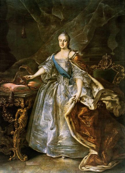 Аргунов И.П. Портрет Екатерины II. 1762 Аргунов И.П. Портрет Екатерины II. 1762