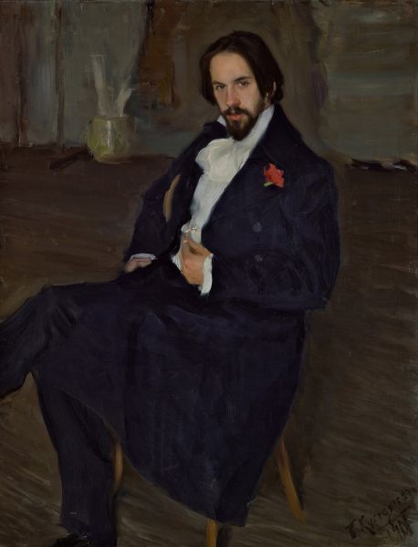Кустодиев Б.М. Портрет художника И.Я.Билибина. 1901