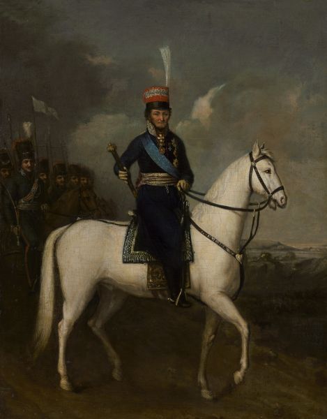 Портрет графа Матвея Ивановича Платова на коне. 1810-е Портрет графа Матвея Ивановича Платова на коне. 1810-е