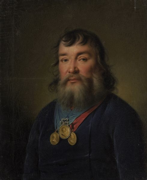 Портрет Василия Алексеевича Злобина. 1772 Портрет Василия Алексеевича Злобина. 1772
