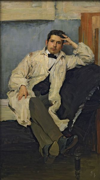 Малявин Ф.А. Портрет художника К.А. Сомова. 1895 Малявин Ф.А. Портрет художника К.А. Сомова. 1895
