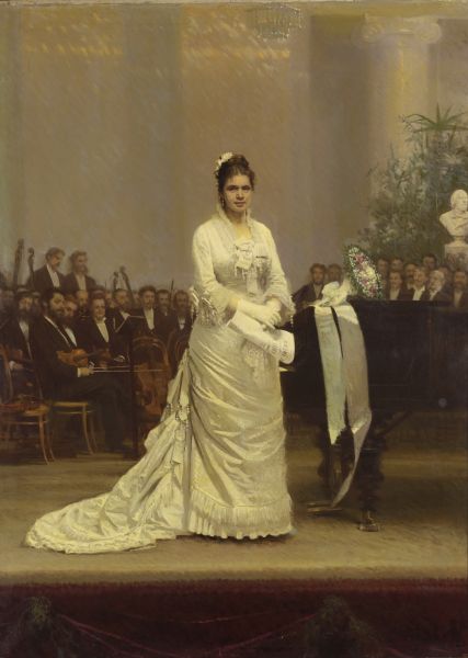 Крамской И.Н. Портрет певицы Елизаветы Андреевны Лавровской (1845-1919). 1879 Крамской И.Н. Портрет певицы Елизаветы Андреевны Лавровской (1845-1919). 1879