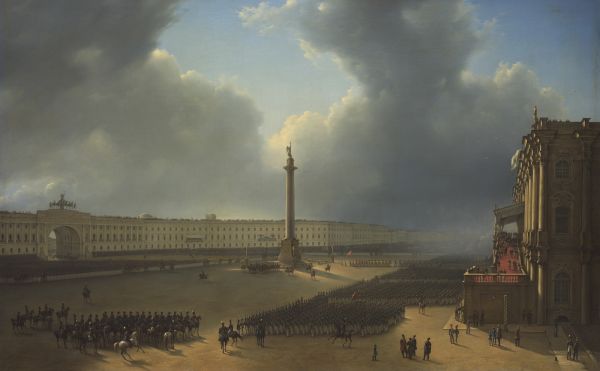 Чернецов Г.Г. Парад на Дворцовой площади. 1839 Чернецов Г.Г. Парад на Дворцовой площади. 1839