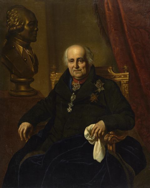 Кипренский О.А. Портрет графа Г. Г. Кушелева. 1827 Кипренский О.А. Портрет графа Г. Г. Кушелева. 1827