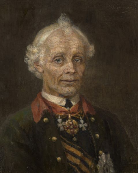 Суриков В.И. Портрет генералиссимуса А.В. Суворова. 1907 Суриков В.И. Портрет генералиссимуса А.В. Суворова. 1907
