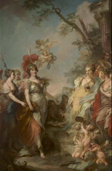 Торелли С. Екатерина II образе Минервы, покровительницы искусств. 1770 Торелли С. Екатерина II образе Минервы, покровительницы искусств. 1770