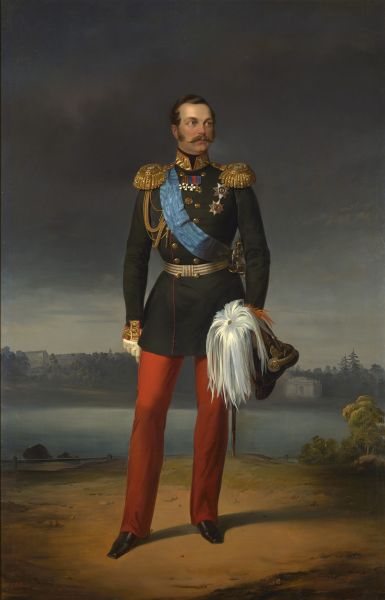 Ботман Е.И. Портрет Александра II. 1856 Ботман Е.И. Портрет Александра II. 1856