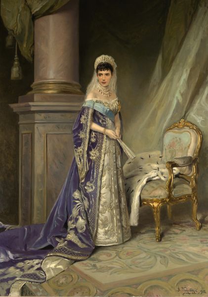 Маковский В.Е. Портрет императрицы Марии Федоровны. 1912 Маковский В.Е. Портрет императрицы Марии Федоровны. 1912