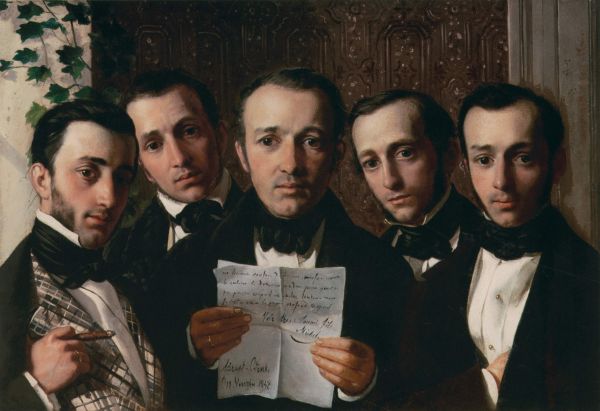 Скотти М.И. Пять братьев Бенуа. 1847 Скотти М.И. Пять братьев Бенуа. 1847