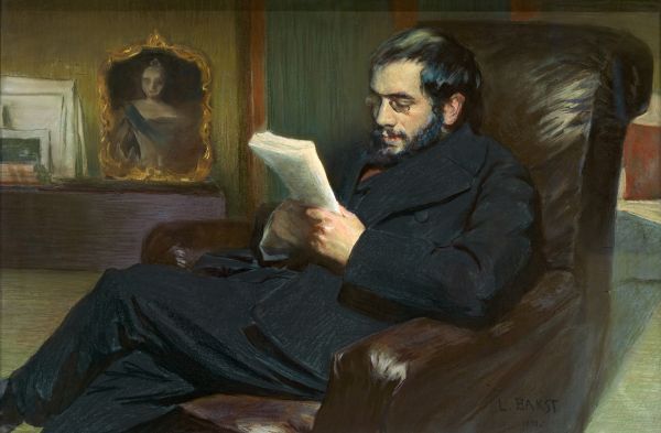 Бакст Л.С. Портрет А.Н. Бенуа. 1898 Бакст Л.С. Портрет А.Н. Бенуа. 1898