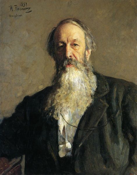Репин И.Е. Портрет В.В. Стасова. 1883 Репин И.Е. Портрет В.В. Стасова. 1883