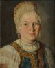 Н. х. Портрет женщины в русском костюме. 1769