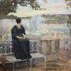 Бродский И.И. Портрет жены художника Л.М. Бродской. 1908