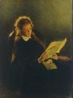 Читающая девушка. 1870