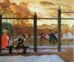 Somov K. Winter. Skating Rink. 1915 Somov K. Winter. Skating Rink. 1915
