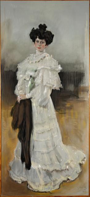 Серов В.А. Портрет Е.А.Красильщиковой. 1906 Серов В.А. Портрет Е.А.Красильщиковой. 1906