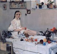 Фешин Н.И. Портрет Вари Адоратской. 1914 Фешин Н.И. Портрет Вари Адоратской. 1914