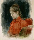Портрет Е.В.Лавровой. 1890