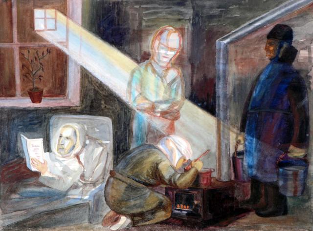 Глебова Т. Н. В блокаду. 1942 Глебова Т. Н. В блокаду. 1942