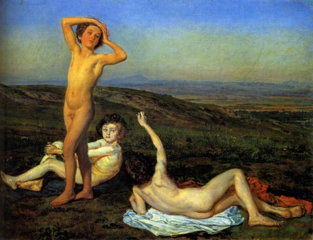 Иванов А.А. Три нагих мальчика. 1840–1850-е. Иванов А.А. Три нагих мальчика. 1840–1850-е.