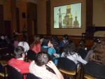 Просмотр фильма, посвященного 300-летию Санкт-Петербурга и проведение обсуждения этого фильма со школьниками